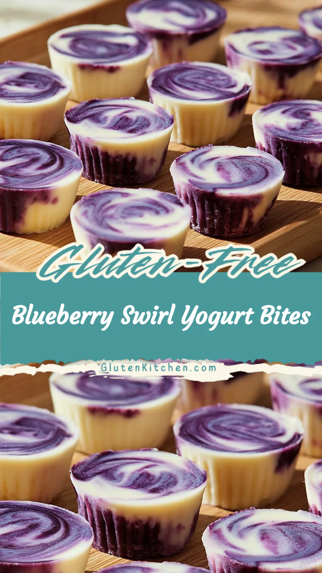 Blueberry Swirl Yogurt Bites