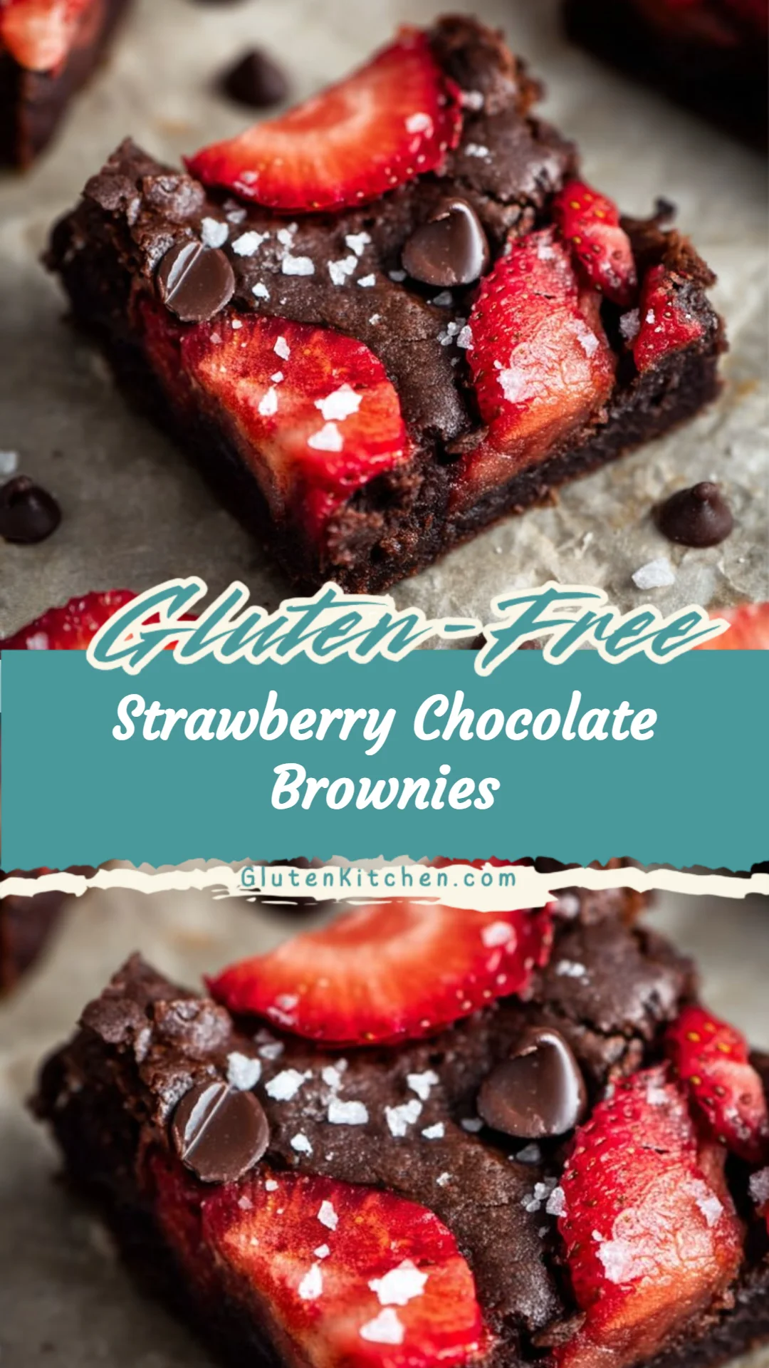 Strawberry Chocolate Brownies