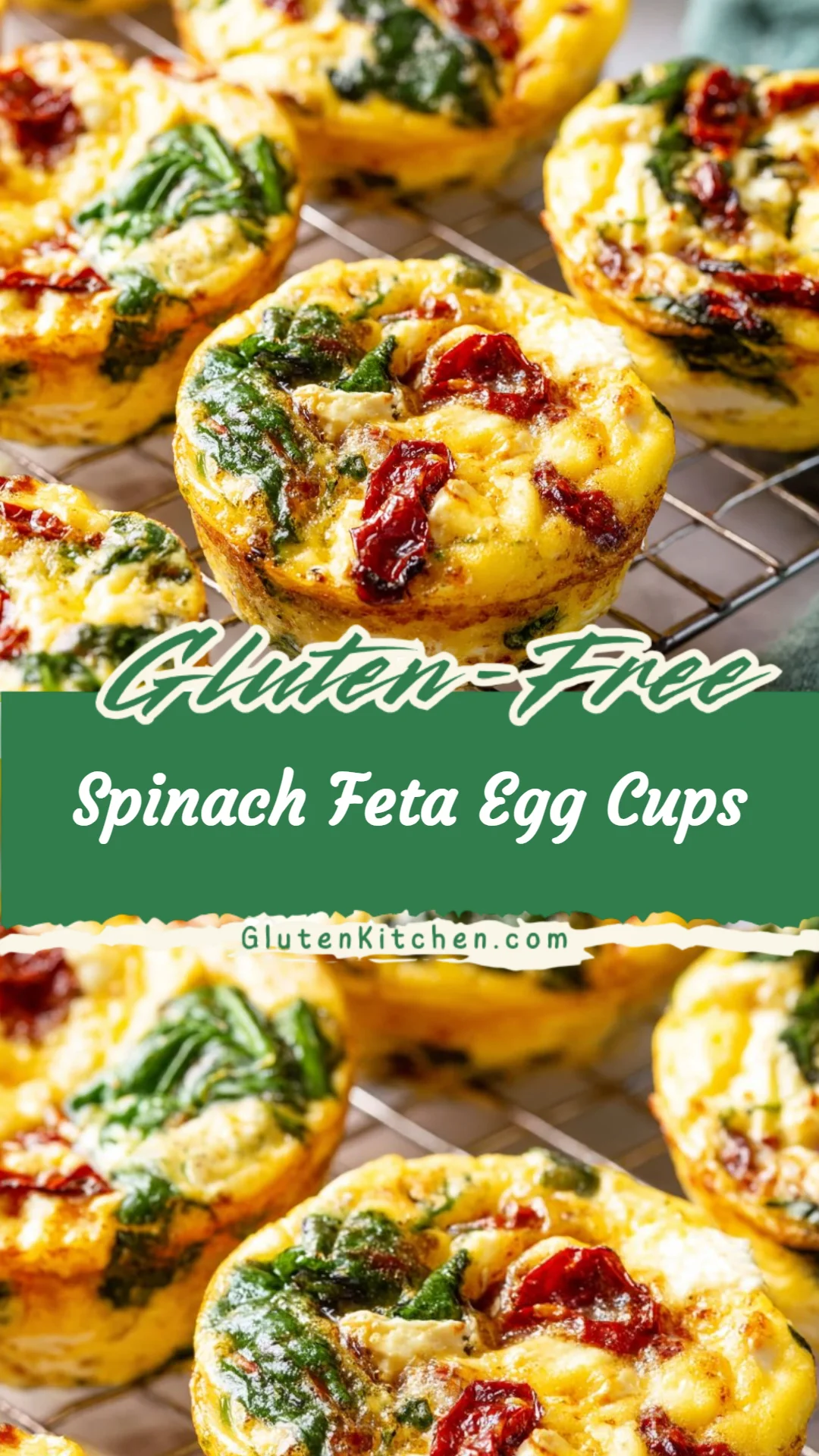 Spinach Feta Egg Cups
